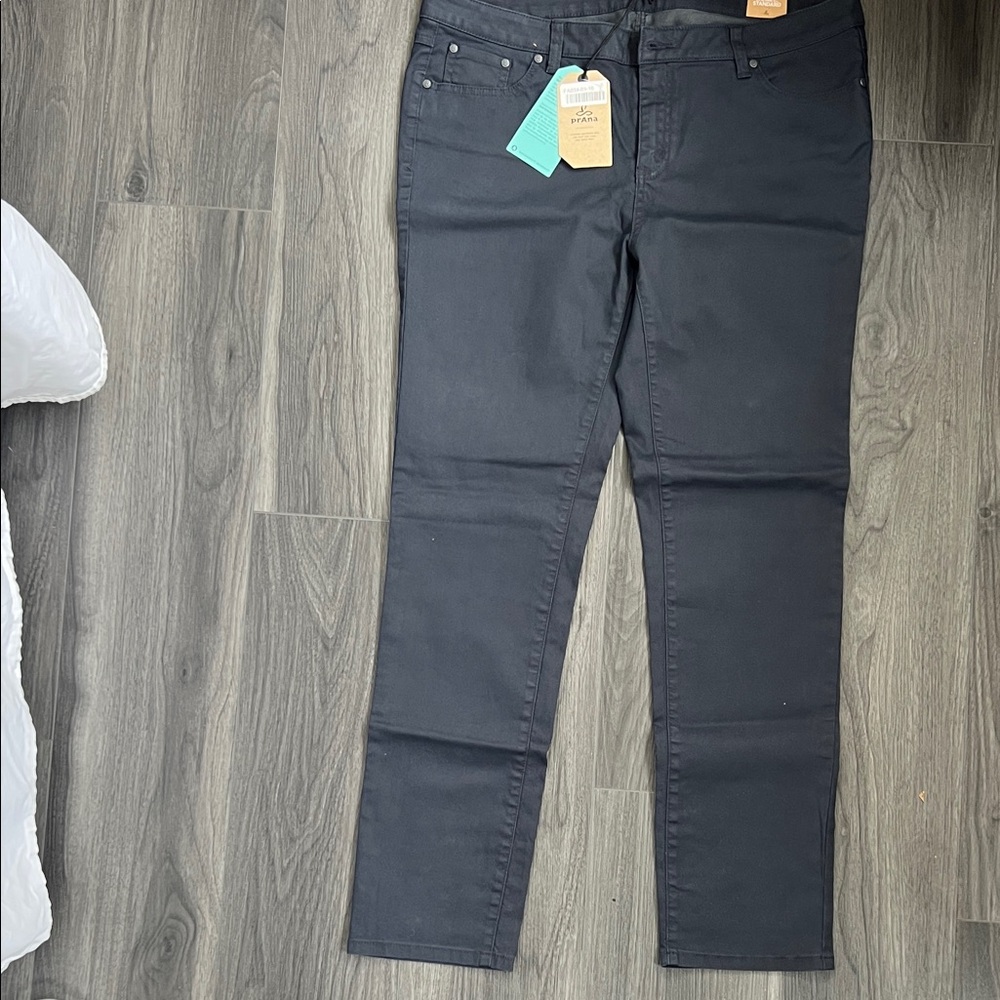Prana Kayla Jean Midnight Wash Blue/Gray Women's Straight Leg size 16